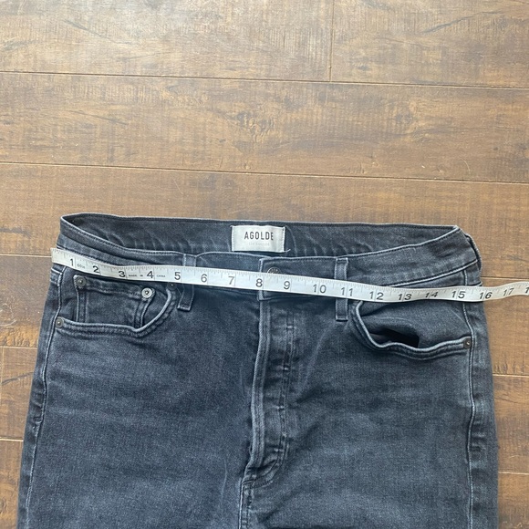 Agolde Nico High Rise Black slim fit jeans - Picture 8 of 15